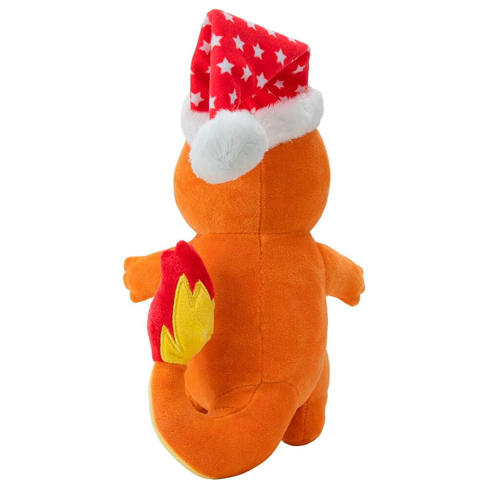 Peluche Salamèche Noël Pokémon 20 cm, vue 5