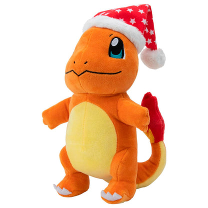 Peluche Salamèche Noël Pokémon 20 cm, vue 3