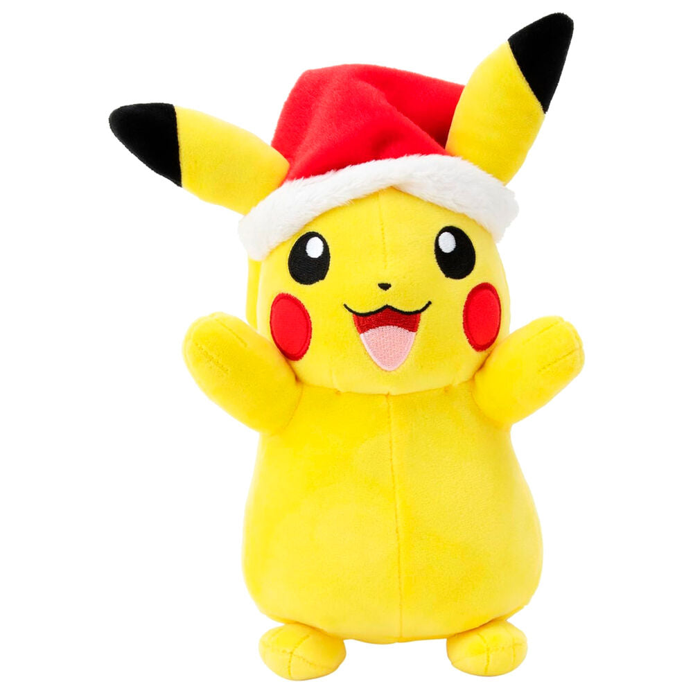 Peluche Pikachu Noël Pokémon 20 cm, vue 2
