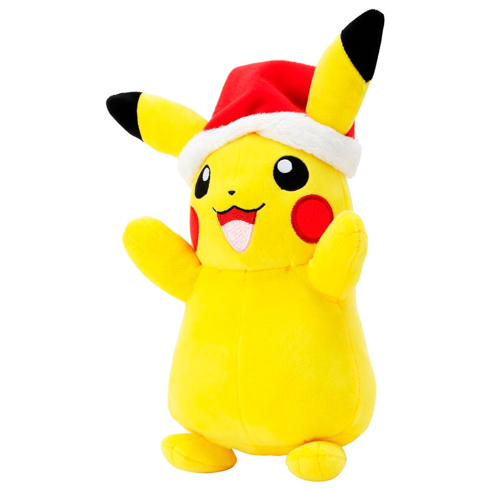 Peluche Pikachu Noël Pokémon 20 cm, vue 3