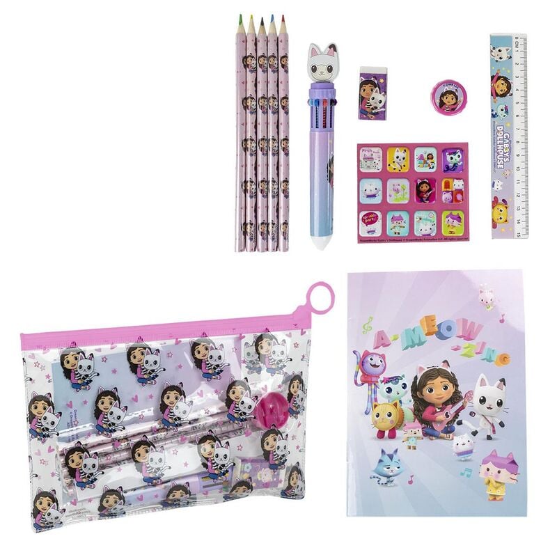Coloriage Gabbys Dollhouse stationary set
