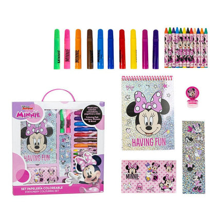 Coloriage Disney Minnie stationery set