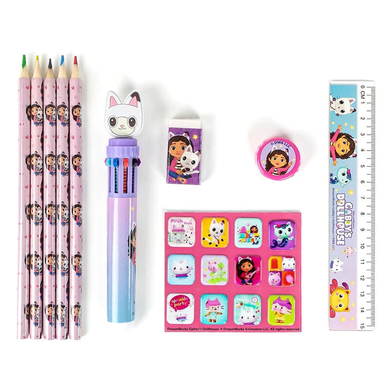 Coloriage Gabbys Dollhouse stationary set, vue 2