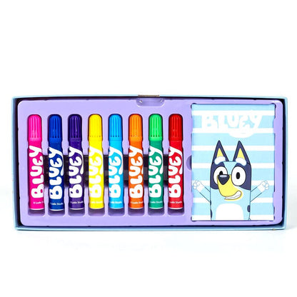 Coloriage Bluey stationery case, vue 3