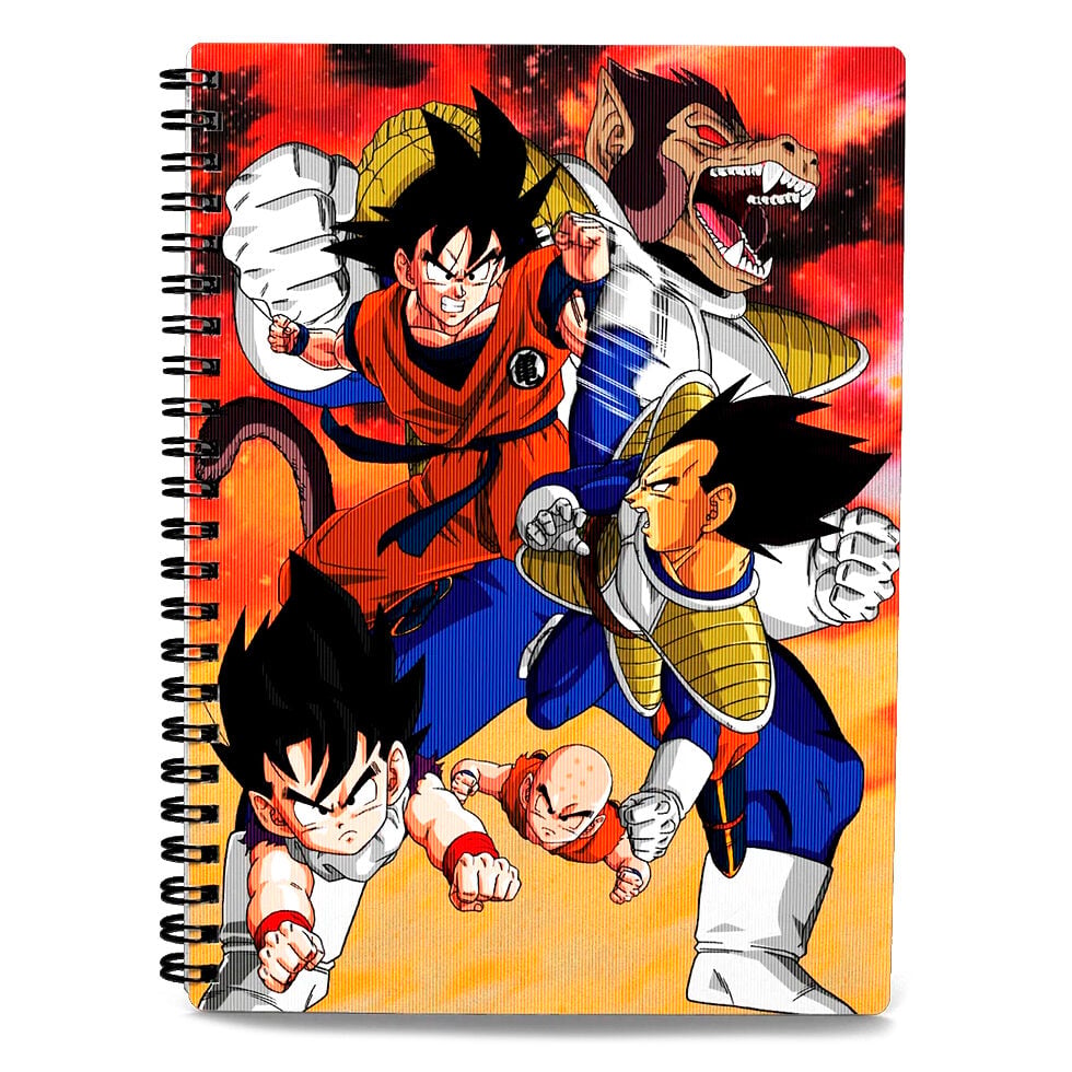 Cahier Dragon Ball Z Goku vs Vegeta A2