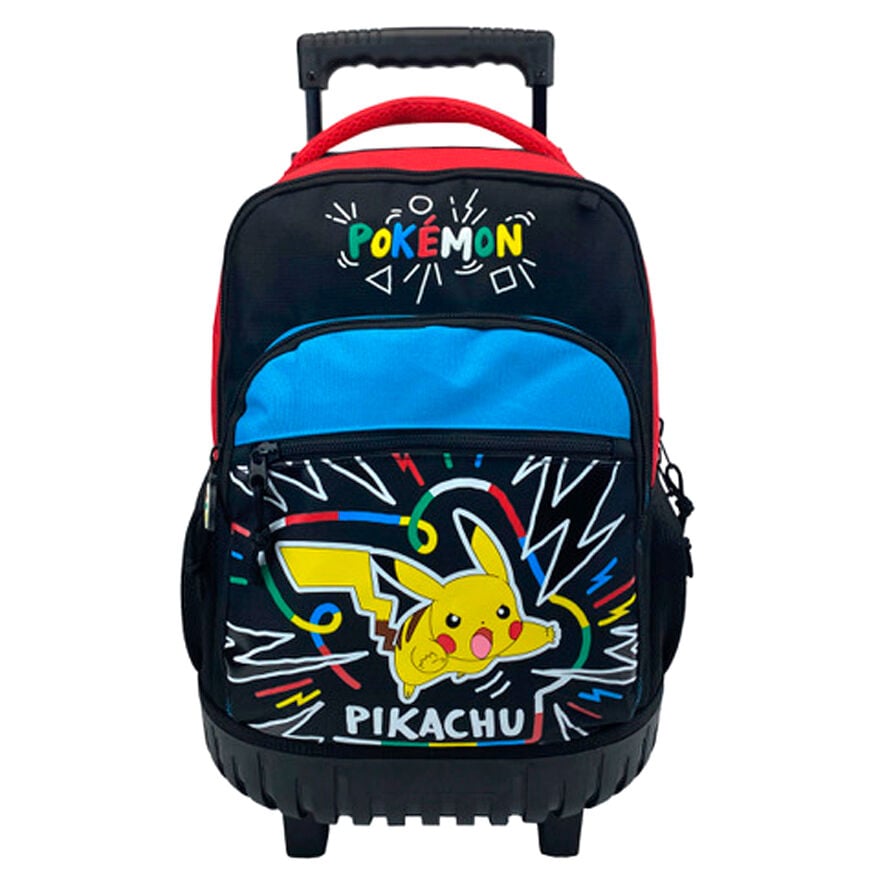 Cartable à roulettes Pokemon colorful 32 cm