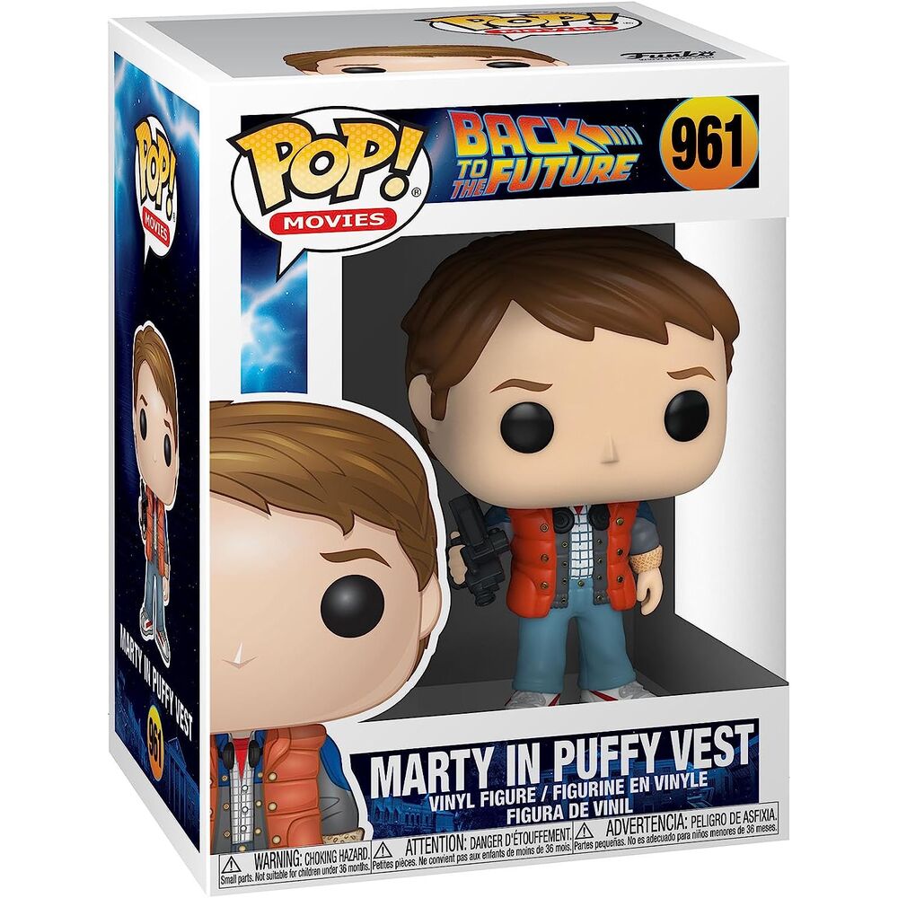 Figurine Funko POP! Back To The Future Marty in Puffy Vest, vue 2