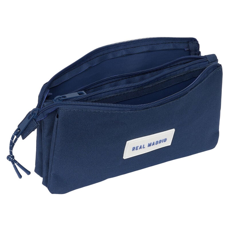 Trousse triple Real Madrid navy blue, vue 3