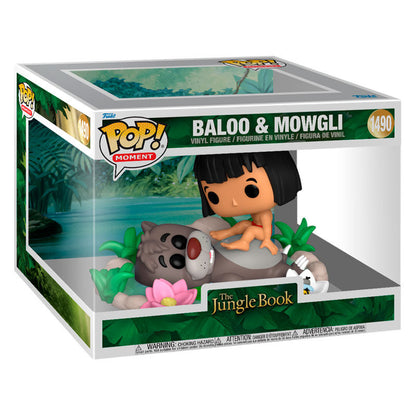 Figurine Funko POP! Moment Disney El Libro de la Selva Baloo & Mowgli