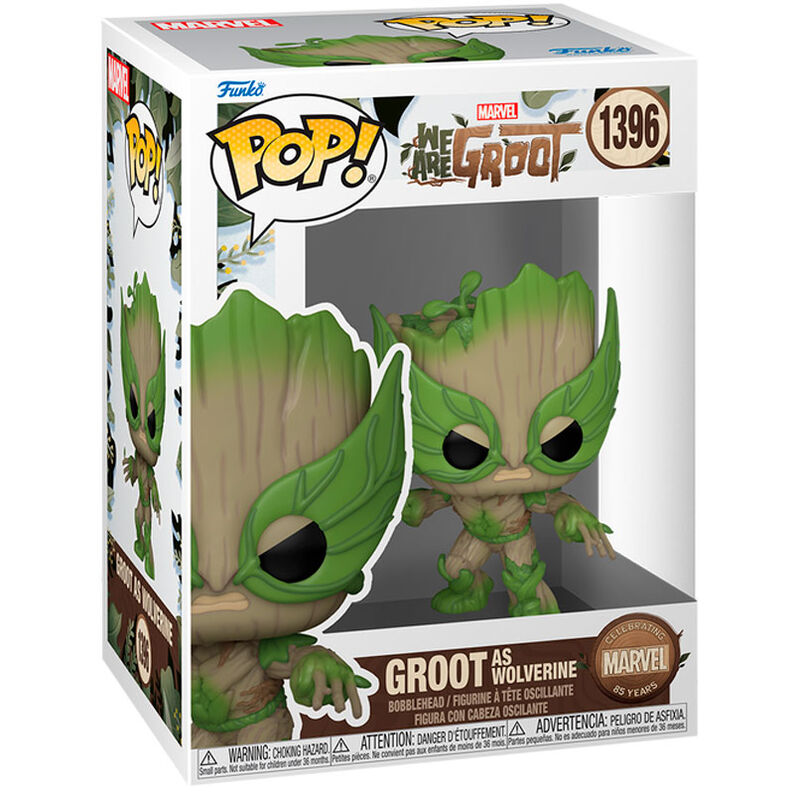 Figurine Funko POP! Marvel We Are Groot Groot as Wolverine