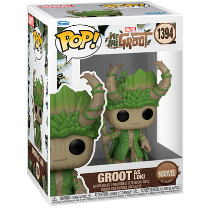 Figurine Funko POP! Marvel We Are Groot Groot as Loki