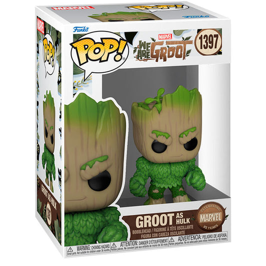 Figurine Funko POP! Marvel We Are Groot Groot as Hulk