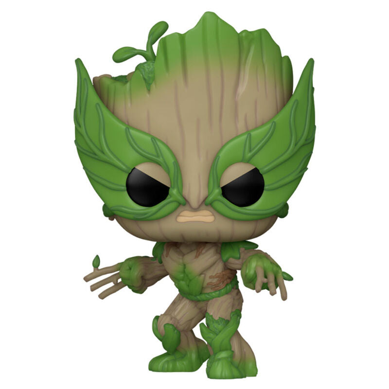 Figurine Funko POP! Marvel We Are Groot Groot as Wolverine, vue 2