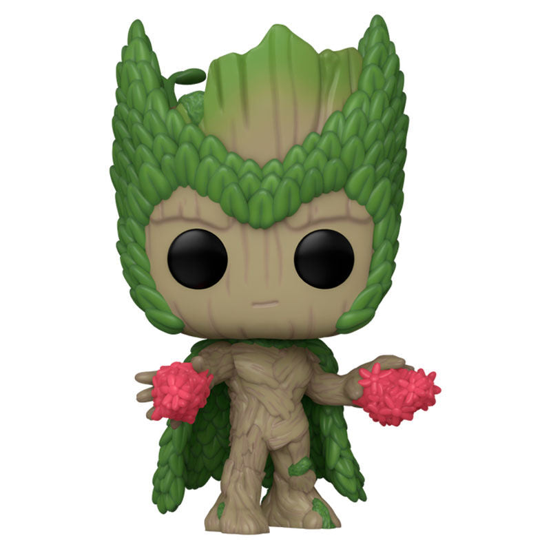 Figurine Funko POP! Marvel We Are Groot Groot as Scarlet Witch, vue 2