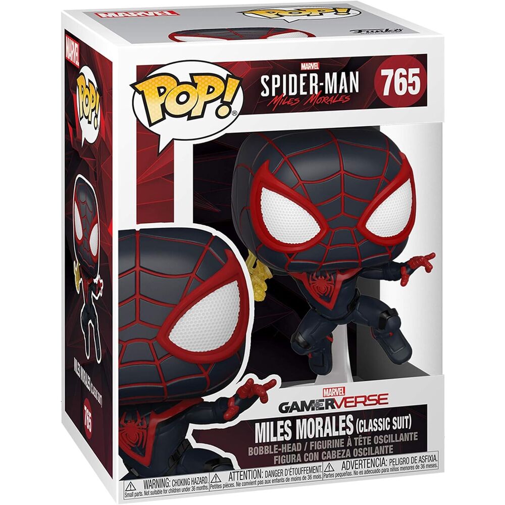 Figurine Funko POP! Spiderman Miles Morales Miles Morales Classic Suit, vue 2