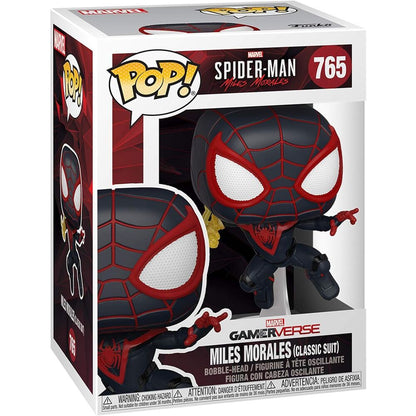 Figurine Funko POP! Spiderman Miles Morales Miles Morales Classic Suit 5 + 1 Chase, vue 4