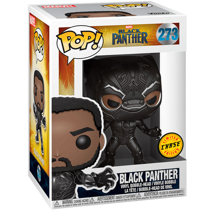 Figurine Funko POP! Marvel Black Panther 5 + 1 Chase, vue 4