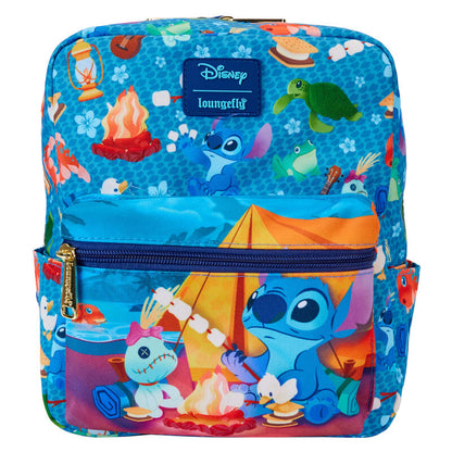 Sac à dos Loungefly Disney Stitch Camping Cuties 24 cm