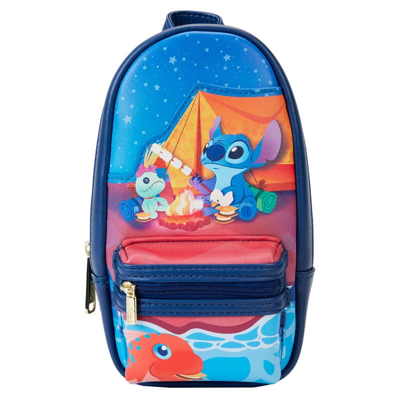 Trousse Loungefly Disney Stitch Camping Cuties