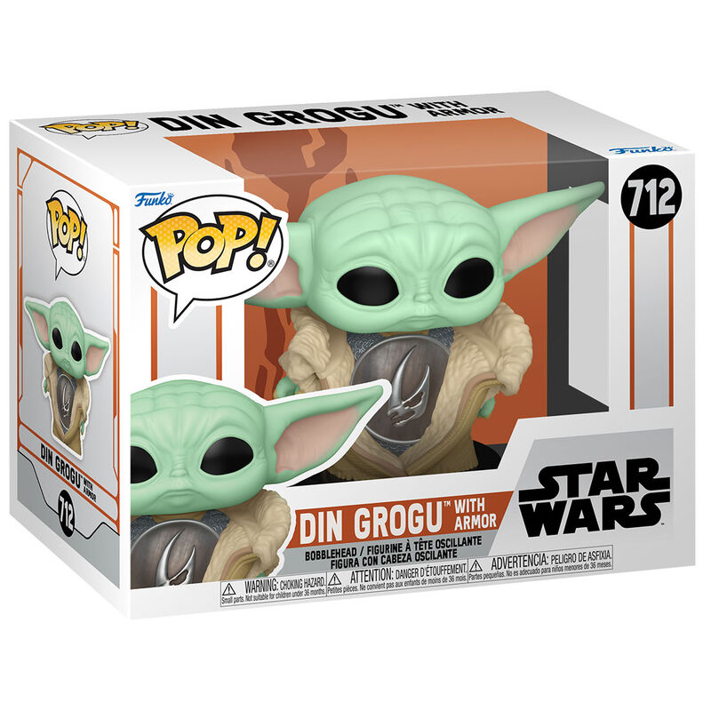 Figurine Funko POP! Star Wars The Mandalorian Din Grogu with Armor