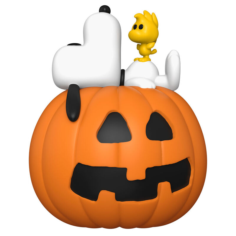 Figurine Funko POP! Deluxe Peanuts Snoopy & Woodstock with Pumpkin, vue 2