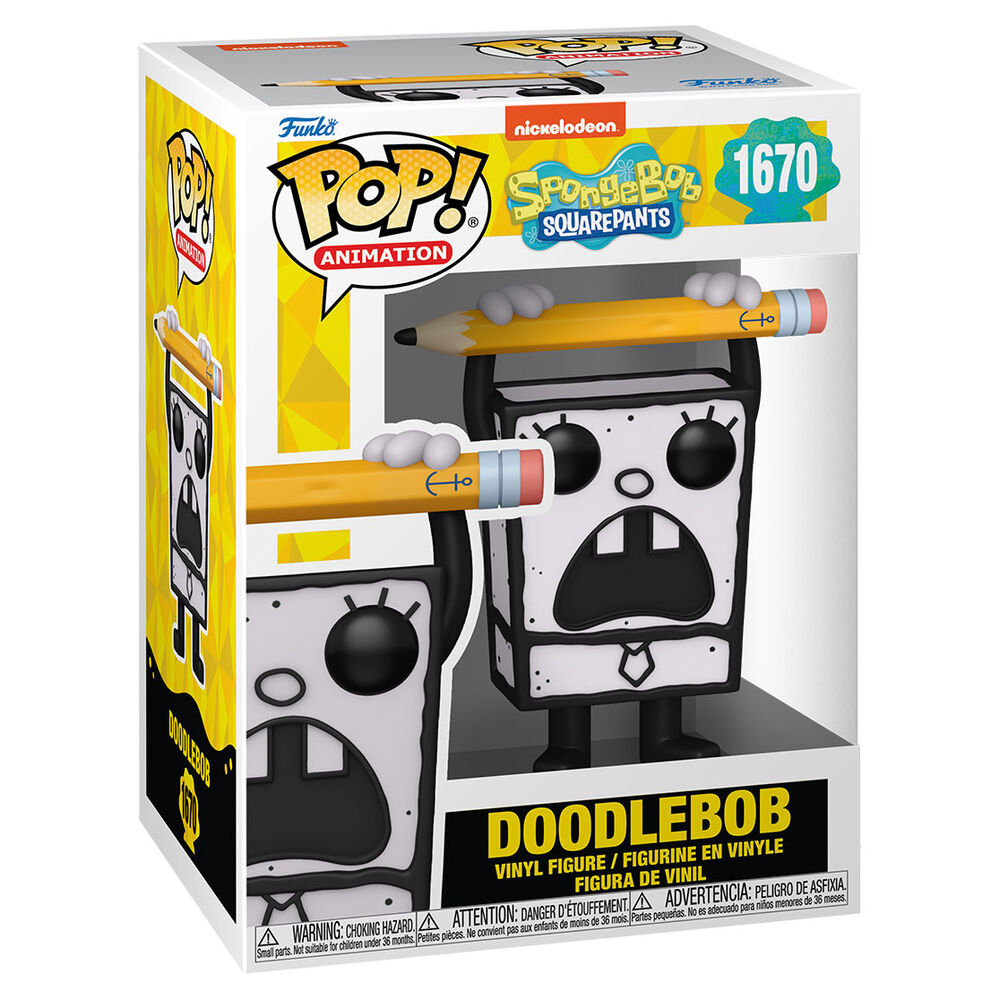 Figurine Funko POP! Bob Esponja Doodlebob, vue 2