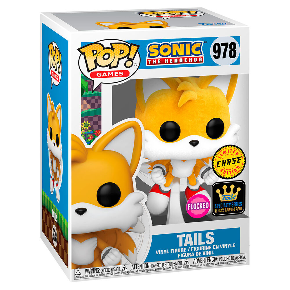 Figurine Funko POP! Sonic The Hedgehog Tails Exclusive 5 + 1 Chase, vue 2