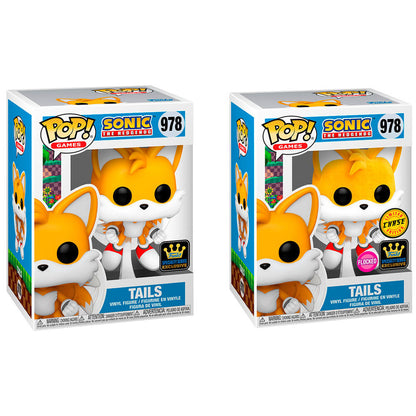 Figurine Funko POP! Sonic The Hedgehog Tails Exclusive 5 + 1 Chase, vue 5