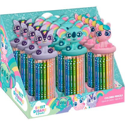 Stylo Sweet Dreams 3D 12 color assorti, vue 4
