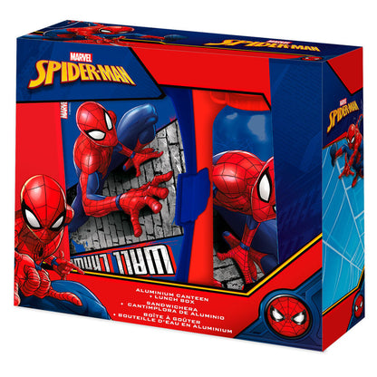 Gourde Marvel Spiderman + lunchbox set 500 ml, vue 2