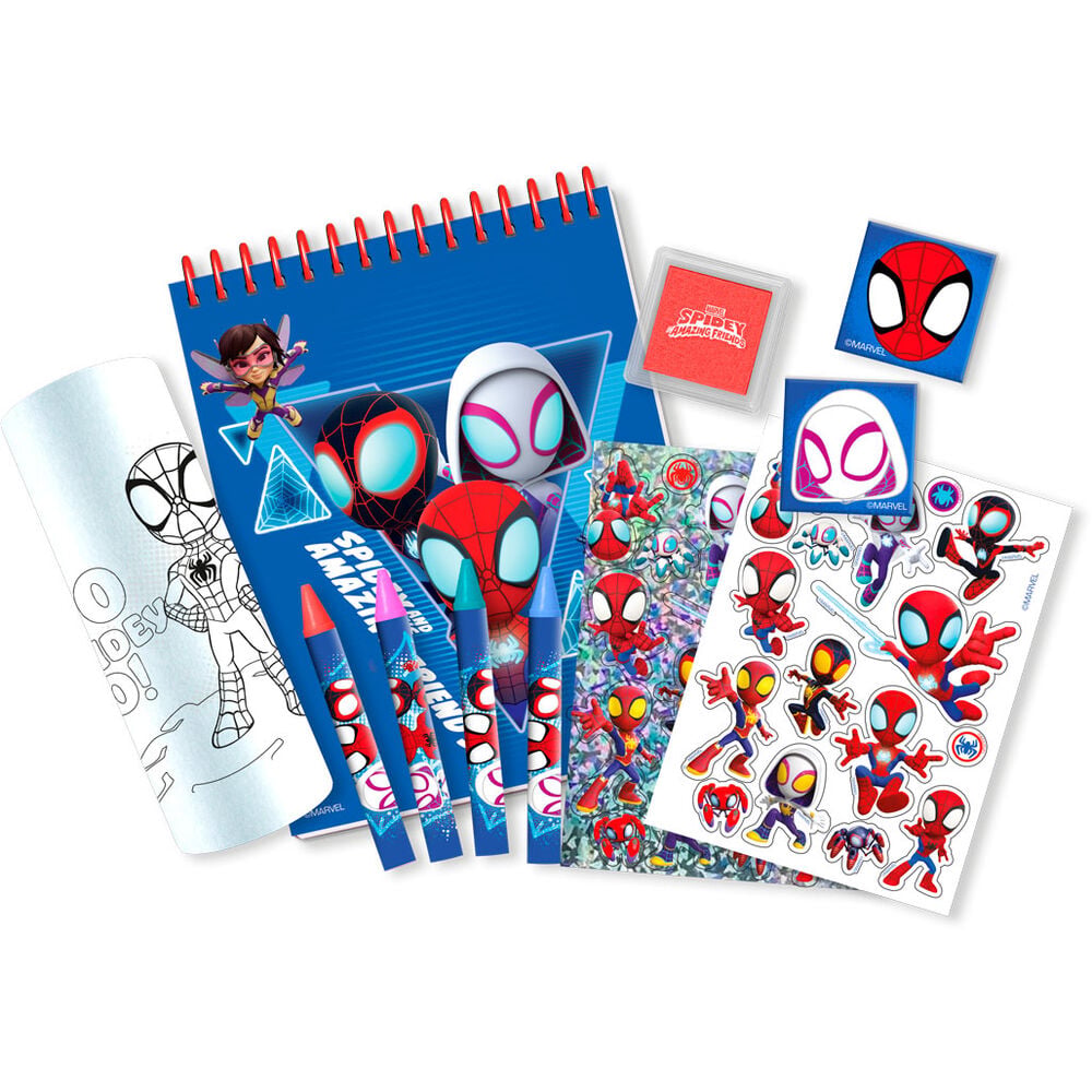 Set de papeterie Marvel Spiderman 3D, vue 2
