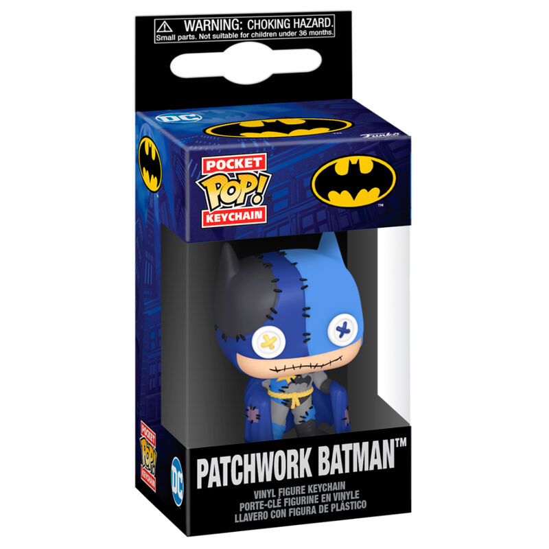 Porte-clés Funko Pocket POP! DC Comics Patchwork Batman