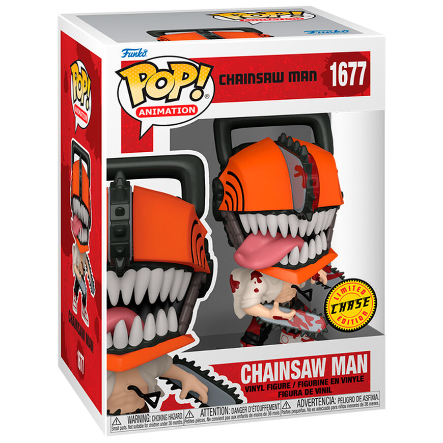 Figurine Funko POP! Chainsaw Man Chainsaw Man 5 + 1 Chase, vue 4