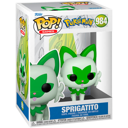 Figurine Funko POP! Pokemon Sprigatito, vue 2