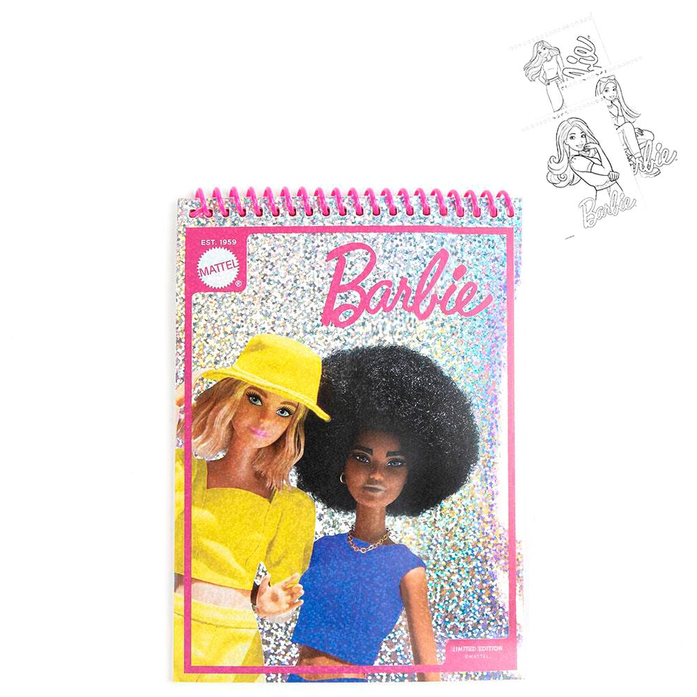 Coloriage Barbie stationery set, vue 2