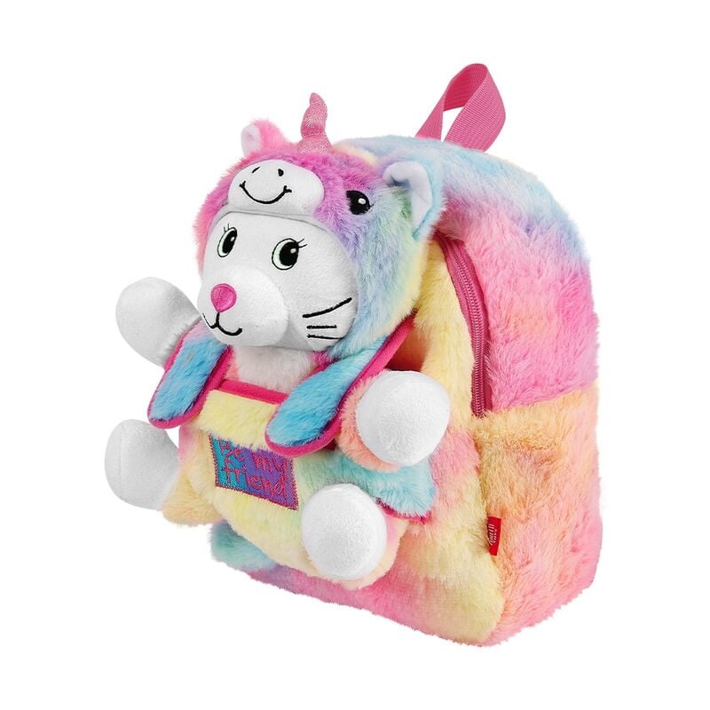 Sac à dos + peluche cat Emi 27 cm