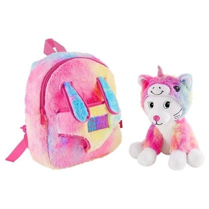 Sac à dos + peluche cat Emi 27 cm, vue 3