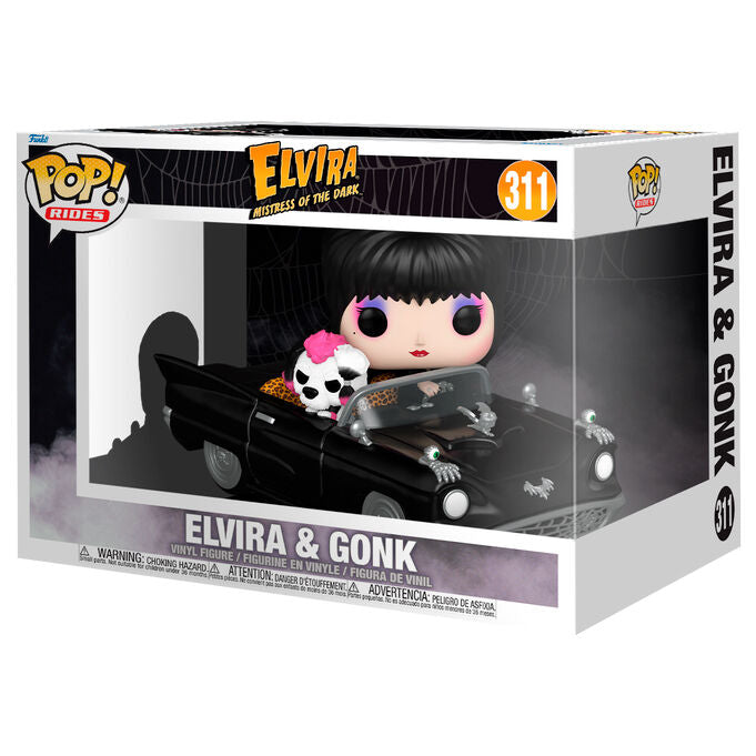 Figurine Funko POP! Rides Deluxe Elvira Mistress of the Dark Elvira & Gonk