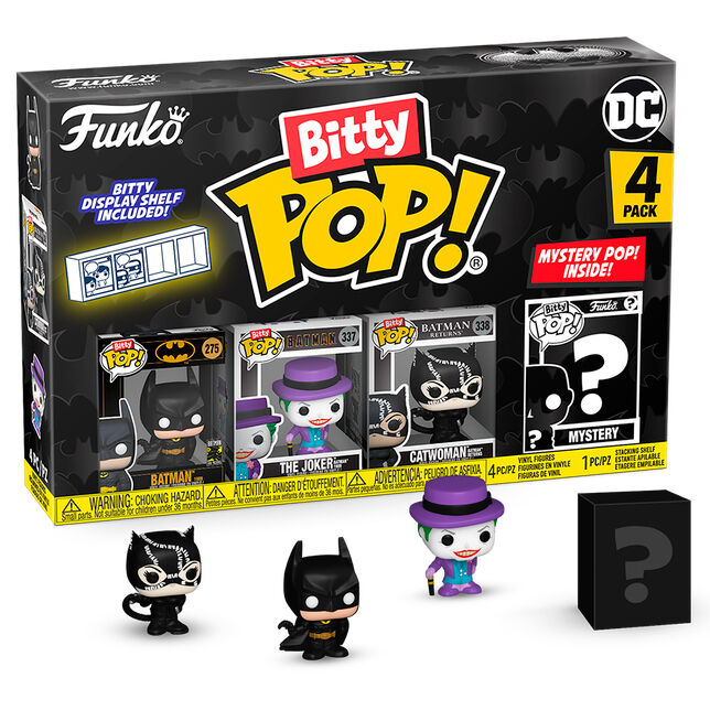 Figurine Funko POP! Blister 4 figuras Bitty POP DC Comics Batman 85th Anniversary Batman