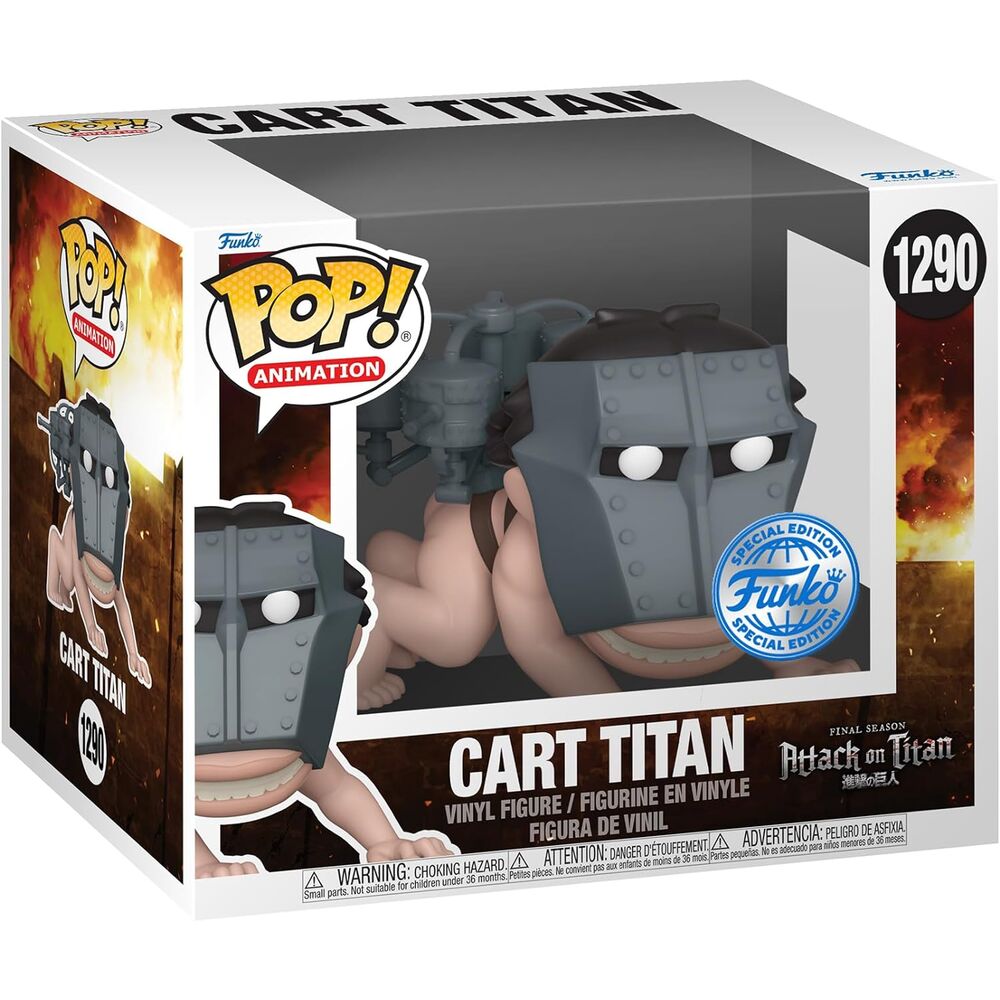 Figurine Funko POP! Attack On Titan Cart Titan Exclusive, vue 2
