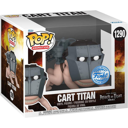 Figurine Funko POP! Attack On Titan Cart Titan Exclusive, vue 2