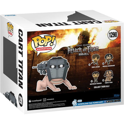 Figurine Funko POP! Attack On Titan Cart Titan Exclusive, vue 3
