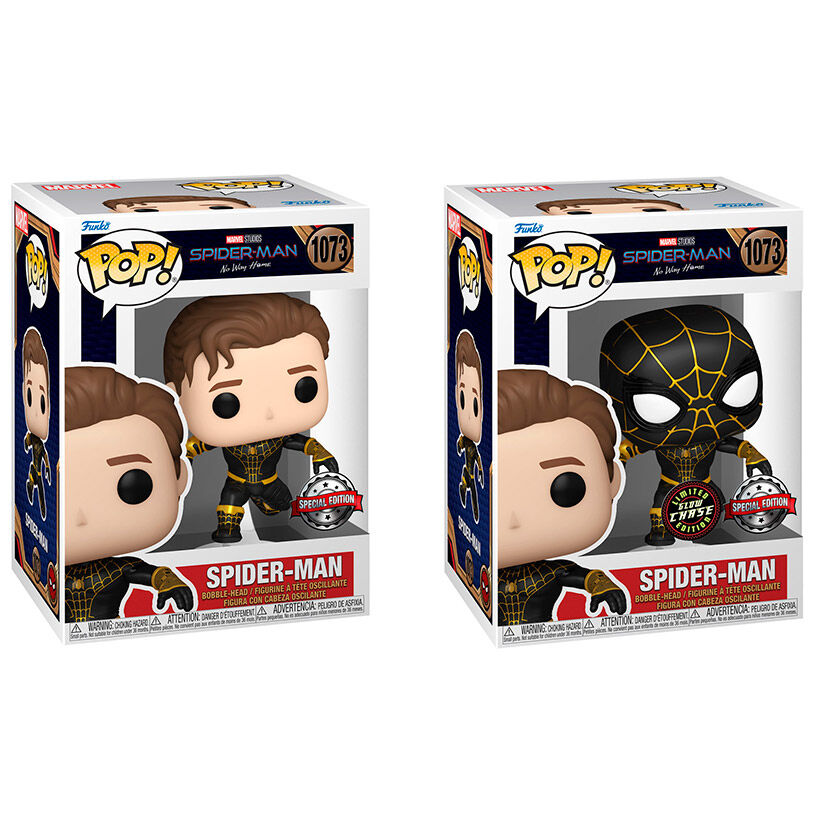 Figurine Funko POP! Marvel Spiderman No Way Home Spider Man Exclusive 5 + 1 Chase