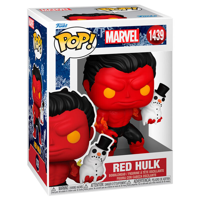 Figurine Funko POP! Marvel Red Hulk with Snowman