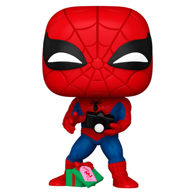 Figurine Funko POP! Marvel Spider Man with Gift, vue 2