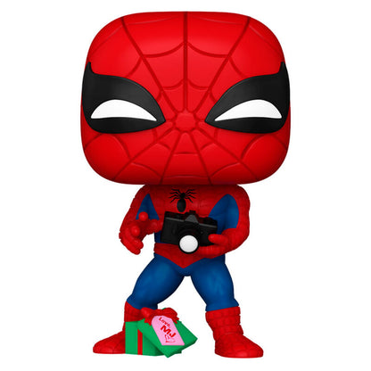 Figurine Funko POP! Marvel Spider Man with Gift, vue 2