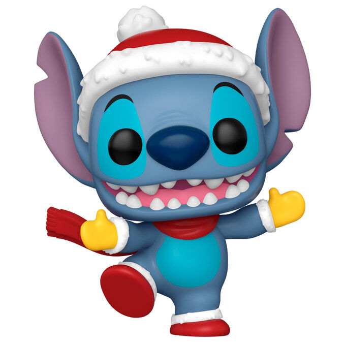 Figurine Funko POP! Disney Stitch with Santa Hat, vue 2