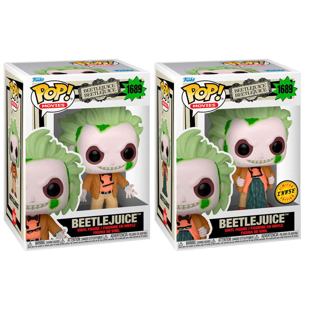 Figurine Funko POP! Beetlejuice 2 Bitelchus 5 + 1 Chase