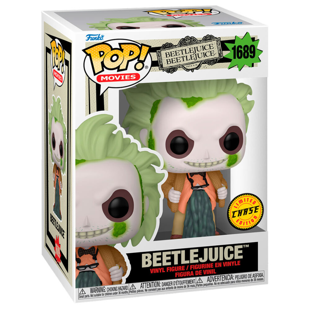 Figurine Funko POP! Beetlejuice 2 Bitelchus 5 + 1 Chase, vue 4