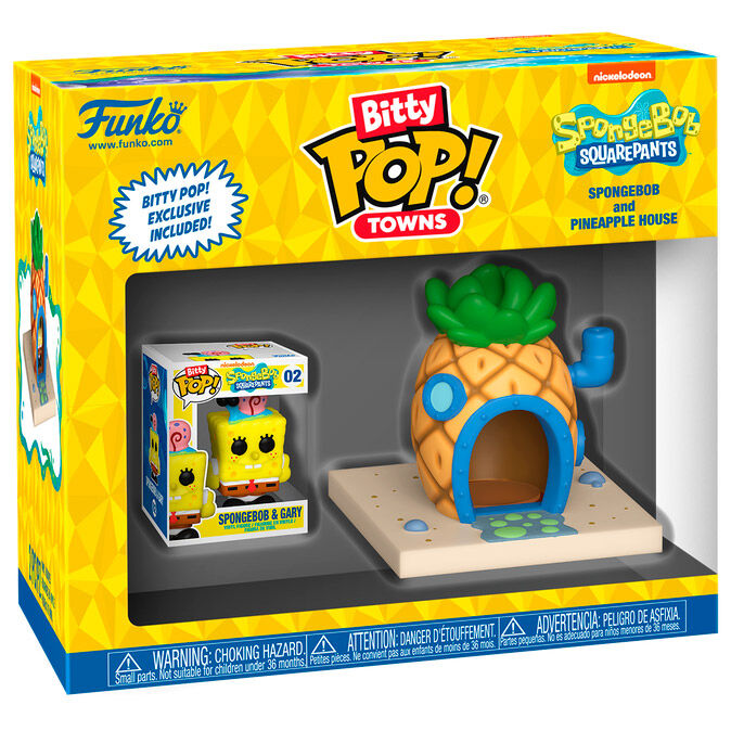 Figurine Funko POP! Bitty POP Town Bob Esponja Sponge Bob at Home